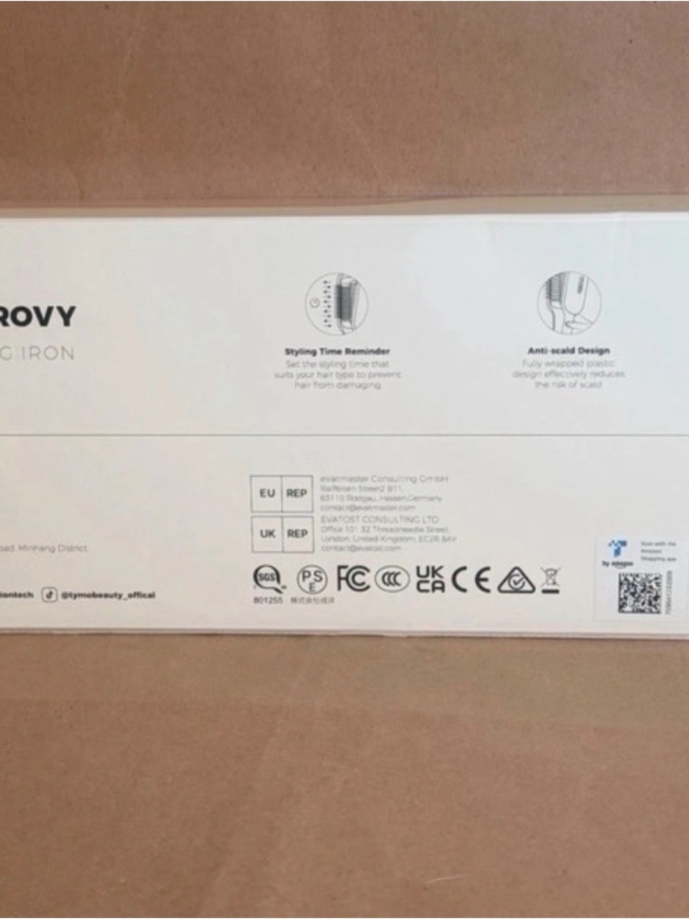 Tymo Rovy Wave Curling Iron - Pink - Picture 4 of 4